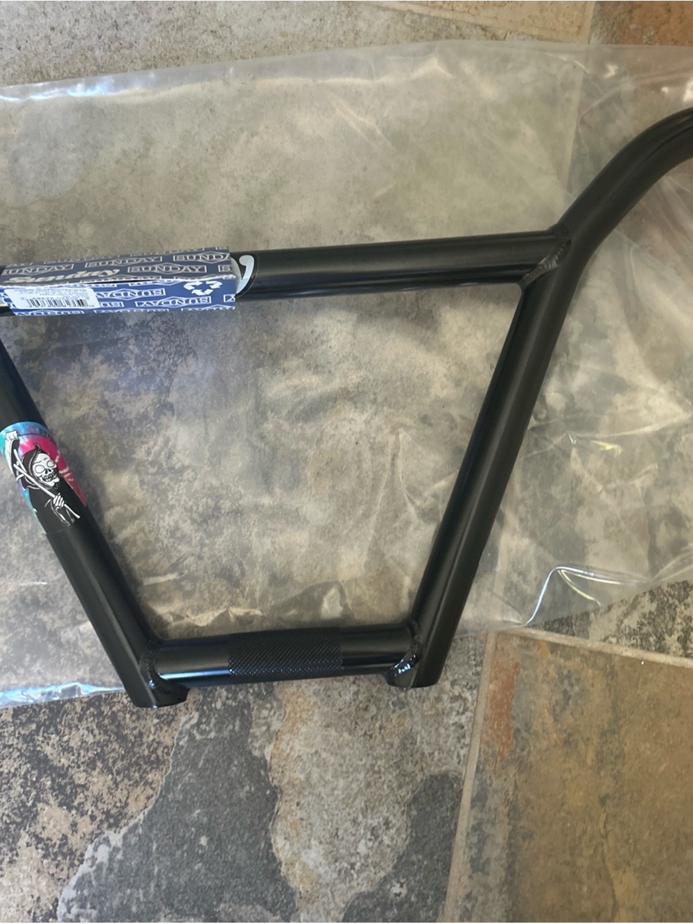 Sunday Street Sweeper BMX Handlebar - 9.25 Black BMX Bike